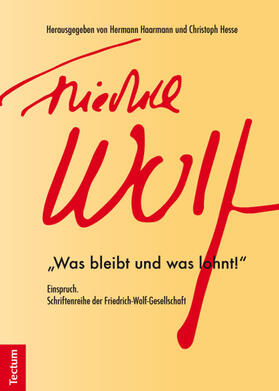 Harmann / Hesse |  Einspruch. Schriftenreihe der Friedrich-Wolf-Gesellschaft | Buch |  Sack Fachmedien