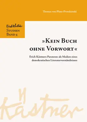 Pluto-Prondzinski |  "Kein Buch ohne Vorwort" | Buch |  Sack Fachmedien