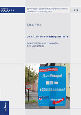 Frank |  Die AfD bei der Bundestagswahl 2013 | Buch |  Sack Fachmedien