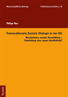 Gies |  Transnationale Soziale Dialoge in der EU | Buch |  Sack Fachmedien