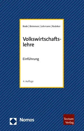 Bode / Brimmen / Lehmann |  Volkswirtschaftslehre | Buch |  Sack Fachmedien