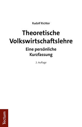 Richter |  Theoretische Volkswirtschaftslehre | Buch |  Sack Fachmedien