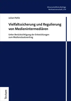 Pohle |  Vielfaltssicherung und Regulierung von Medienintermediären | Buch |  Sack Fachmedien