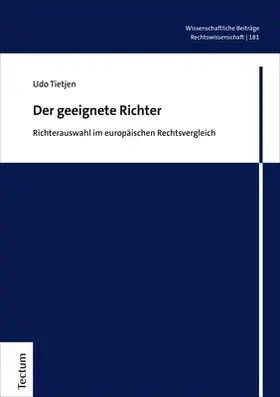 Tietjen |  Der geeignete Richter | Buch |  Sack Fachmedien