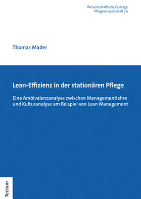 Mader |  Lean-Effizienz in der stationären Pflege | Buch |  Sack Fachmedien