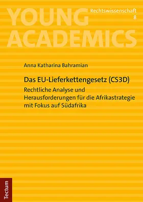 Bahramian |  Das EU-Lieferkettengesetz (CS3D) | Buch |  Sack Fachmedien