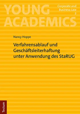 Hoppe |  Verfahrensablauf und Geschäftsleiterhaftung unter Anwendung des StaRUG | Buch |  Sack Fachmedien