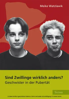 Watzlawik |  Sind Zwillinge wirklich anders? | eBook | Sack Fachmedien