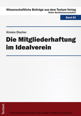 Discher |  Die Mitgliederhaftung im Idealverein | eBook | Sack Fachmedien