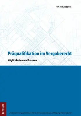 Bartels |  Präqualifikation im Vergaberecht | eBook | Sack Fachmedien