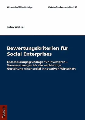 Wetzel | Bewertungskriterien von Social Enterprises | E-Book | sack.de