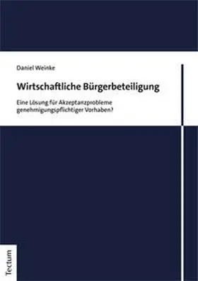 Weinke |  Wirtschaftliche Bürgerbeteiligung | eBook | Sack Fachmedien