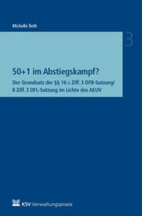 Beth |  50+1 im Abstiegskampf? | Buch |  Sack Fachmedien