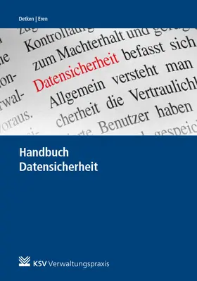 Detken / Eren | Handbuch Datensicherheit | Buch | 978-3-8293-1492-3 | sack.de