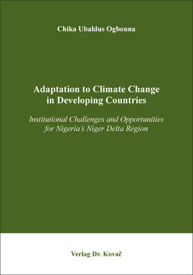 Ogbonna |  Adaptation to Climate Change in Developing Countries | Buch |  Sack Fachmedien