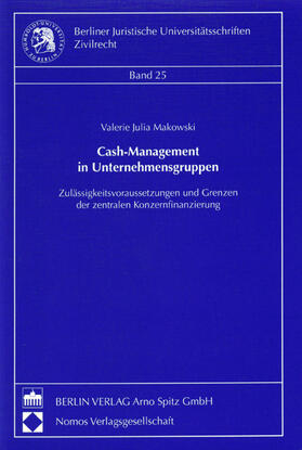 Makowski |  Cash-Management in Unternehmensgruppen | Buch |  Sack Fachmedien