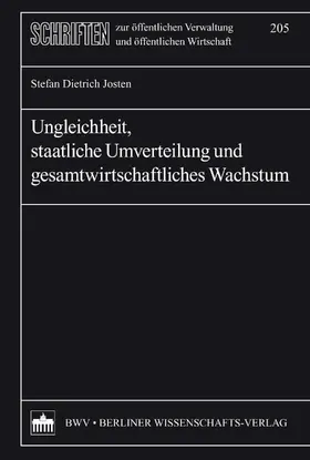 Josten |  Ungleichheit, staatliche Umverteilung und gesamtwirtschaftliches Wachstum | eBook | Sack Fachmedien