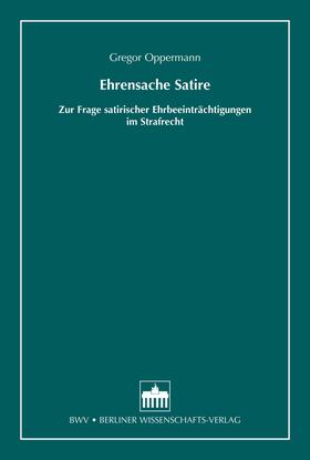 Oppermann |  Ehrensache Satire | eBook | Sack Fachmedien