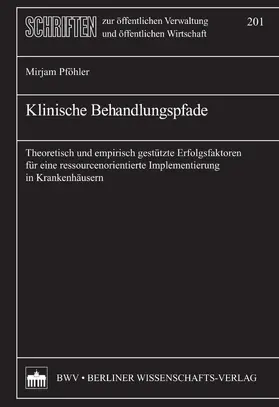 Pföhler |  Klinische Behandlungspfade | eBook | Sack Fachmedien