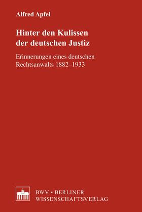 Apfel |  Hinter den Kulissen der deutschen Justiz | eBook | Sack Fachmedien