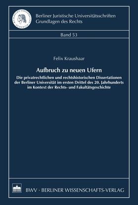 Kraushaar |  Aufbruch zu neuen Ufern | eBook | Sack Fachmedien