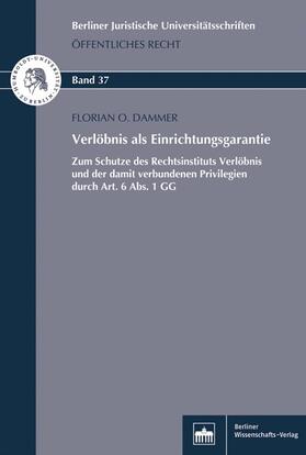 Dammer | Verlöbnis als Einrichtungsgarantie | Buch | 978-3-8305-3809-7 | sack.de