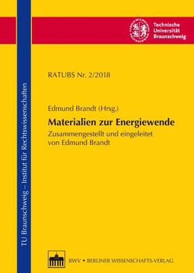 Brandt |  Materialien zur Energiewende | Buch |  Sack Fachmedien