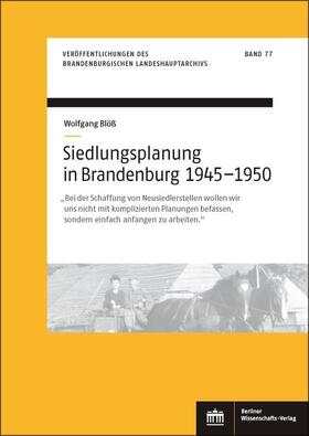 Blöß |  Siedlungsplanung in Brandenburg von 1945–1950 | eBook | Sack Fachmedien