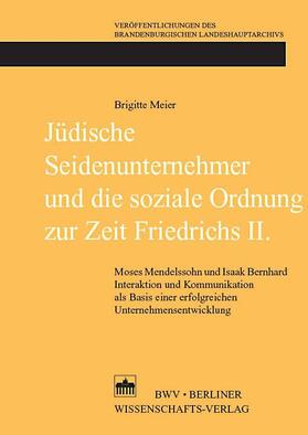 Meier |  Jüdische Seidenunternehmer und die soziale Ordnung zur Zeit Friedrichs II. | eBook |  Sack Fachmedien