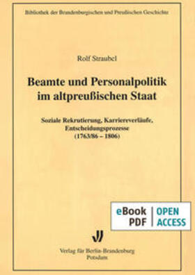 Straubel | Beamte und Personalpolitik im altpreußischen Staat | E-Book | sack.de