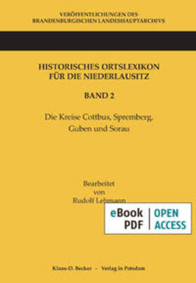 Wissenschafts-Verlag | Historisches Ortslexikon für die Niederlausitz | E-Book | sack.de