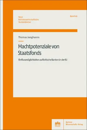 Junghanns |  Machtpotenziale von Staatsfonds | Buch |  Sack Fachmedien