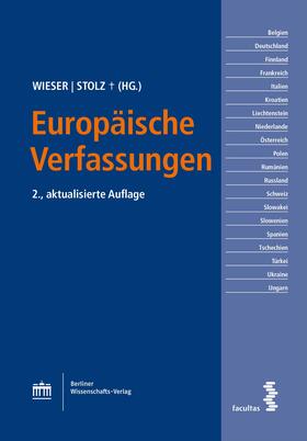 Wieser / Stolz |  Europäische Verfassungen | Buch |  Sack Fachmedien