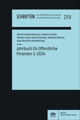 Junkernheinrich / Korioth / Lenk |  Jahrbuch für öffentliche Finanzen (2024) 1 | Buch |  Sack Fachmedien