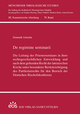 Grässlin |  Grässlin, D: Regime seminarii | Buch |  Sack Fachmedien