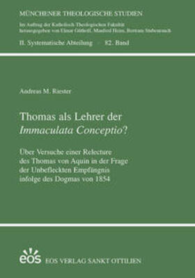 Riester |  Thomas als Lehrer der Immaculata Conceptio? | Buch |  Sack Fachmedien