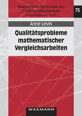 Levin |  Qualitätsprobleme mathematischer Vergleichsarbeiten | Buch |  Sack Fachmedien