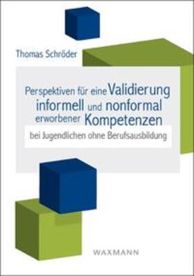 Schröder |  Validierung informeller und non-formal erworbener Kompetenzen bei Jugendlichen ohne Berufsausbildung | Buch |  Sack Fachmedien