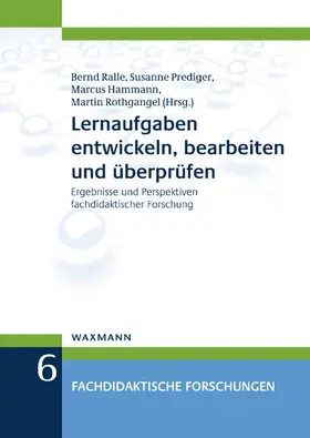 Ralle / Prediger / Hammann |  Lernaufgaben entwickeln, bearbeiten und überprüfen | Buch |  Sack Fachmedien