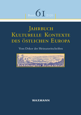 Fendl / Lefeldt / Scholl-Schneider |  Jahrbuch Kulturelle Kontexte des östlichen Europa | Buch |  Sack Fachmedien