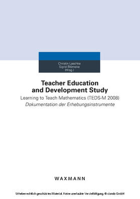 Laschke / Blömeke |  Teacher Education and Development Study | eBook | Sack Fachmedien