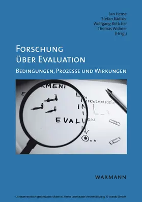 Böttcher / Hense / Rädiker |  Forschung über Evaluation | eBook | Sack Fachmedien