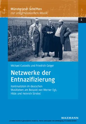 Custodis / Geiger |  Netzwerke der Entnazifizierung | eBook | Sack Fachmedien