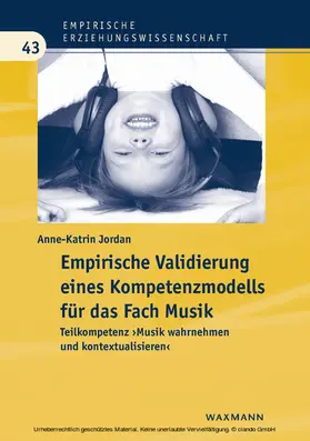 Jordan |  Empirische Validierung eines Kompetenzmodells für das Fach Musik | eBook | Sack Fachmedien