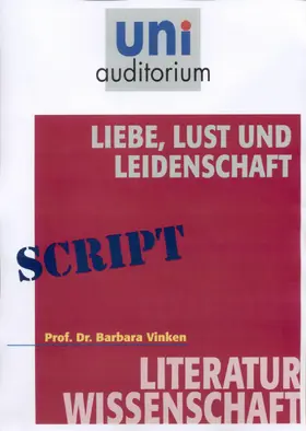 Vinken |  Liebe, Lust und Leidenschaft | eBook | Sack Fachmedien