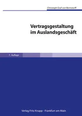 Bernstorff |  Vertragsgestaltung im Auslandsgeschäft | Buch |  Sack Fachmedien