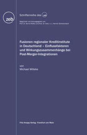 Willeke |  Fusionen regionaler Kreditinstitute in Deutschland | Buch |  Sack Fachmedien