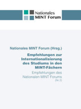 MINT Forum / Saalmann |  Empfehlungen zur Internationalisierung des Studiums in den MINT-Fächern | Buch |  Sack Fachmedien