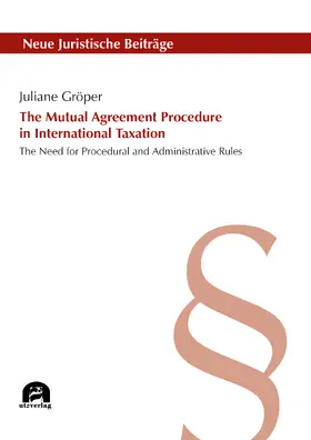 Gröper |  The Mutual Agreement Procedure in International Taxation | Buch |  Sack Fachmedien