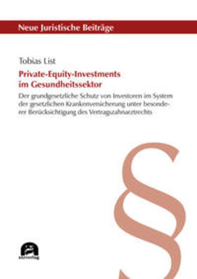 List |  Private-Equity-Investments im Gesundheitssektor | Buch |  Sack Fachmedien